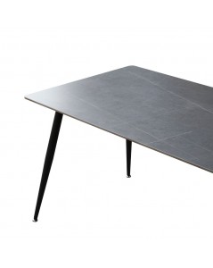 Tavolo Top Ceramica Effetto Marmo Grigio Cemento Mila 160x90 Prezzo