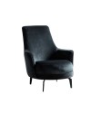 Poltrona moderna Senator colore grigio scuro