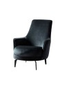 Poltrona moderna Senator colore grigio scuro