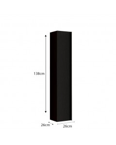 Colonna Bagno Sospesa Adam 26x138h Colore Nero Frassinato Prezzo