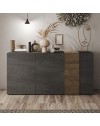 Madia 3 ante Sabry colore titanio rovere mercure