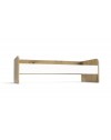 Letto singolo in legno rovere e bianco Gap System