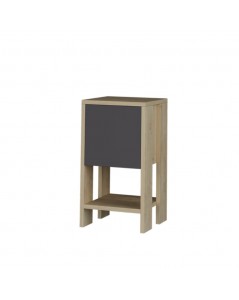 Comodino Ema rovere Antracite Anta Ribalta 30x30x55h Prezzo
