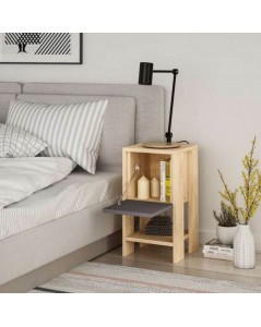 Comodino Ema rovere Antracite Anta Ribalta 30x30x55h Prezzo