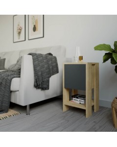 Comodino Ema rovere Antracite Anta Ribalta 30x30x55h Prezzo