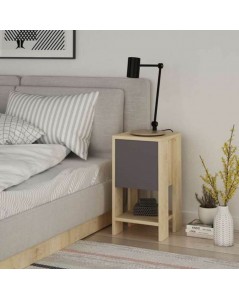 Comodino Ema rovere Antracite Anta Ribalta 30x30x55h Prezzo