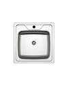 Lavello monovasca incasso monostampo N24435AS 50x50