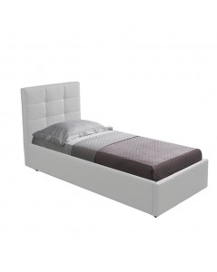 Letto Singolo con Contenitore Napoli ecopelle bianco Prezzo