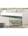 Cameretta a ponte con letto estraibile bianco e bianco consumato 6006 reversibile