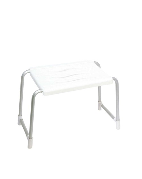 Sgabello per vasca da bagno o doccia bianco KV02 capacità di carico 150 kg