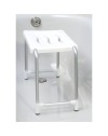 Sgabello per vasca da bagno o doccia bianco KV02 capacità di carico 150 kg