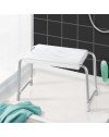 Sgabello per vasca da bagno o doccia bianco KV02 capacità di carico 150 kg