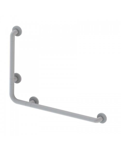 Corrimano angolare di sicurezza per bagno 78x55,5 KV1401 bianco