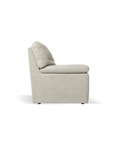 Divano 3 Posti in Tessuto Idrorepellente Colore Beige Alenda Prezzo