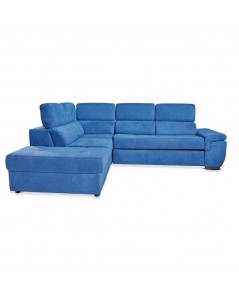 Divano Letto in Tessuto con Penisola Reversibile Lughen Prezzo