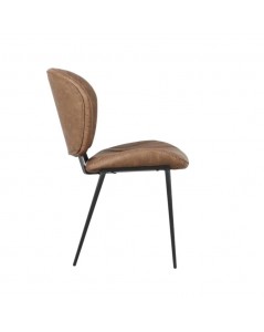 Sedia con Gambe in Metallo Nero Colore Tortora Vintage Elice Prezzo