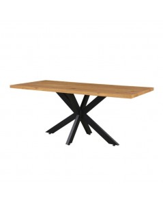 Tavolo Rettangolare con Base in Metallo e Piano in MDF Puck Prezzo