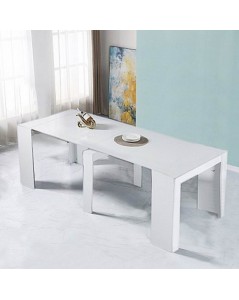 Consolle Allungabile Ofelia 90x50x75h colore bianco - Veriaffari.it