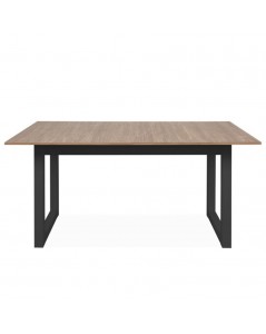 Tavolo rettangolare allungabile piano color legno e gambe antracite Austin80A 160x90x75 Prezzo