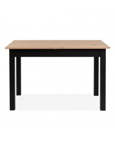 Tavolo rettangolare allungabile rovere e nero Coburg120 120x70x76,5 Prezzo