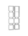 Libreria bifacciale Rail 79x166,5 colore bianco