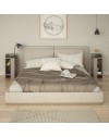 Coppia comodini di design Elos 25x27x60h colore tortora