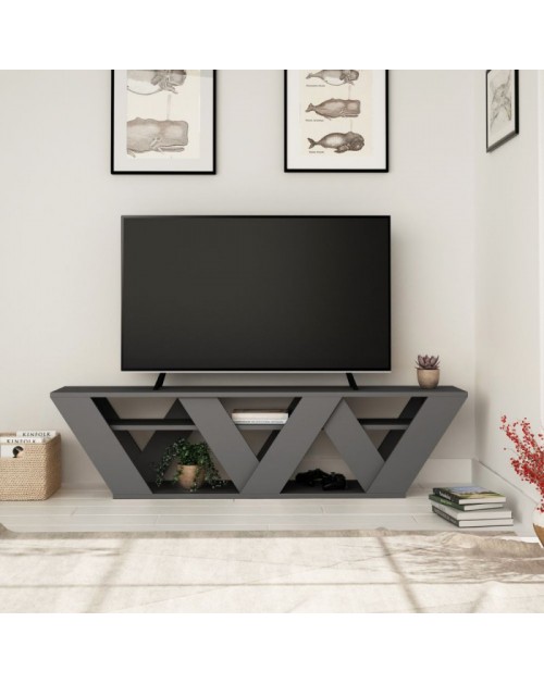 Porta TV Ralla 158x30x40h colore antracite