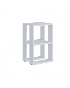 Comodino Due Ripiani Lonie 34x30x55h Colore Bianco Prezzo