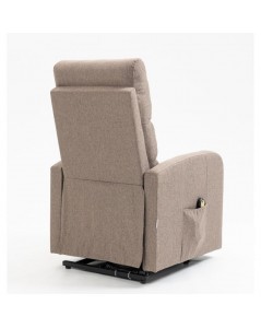 Poltrona Alza Persona 1 Motore Lorena Tessuto Cappuccino Offerta