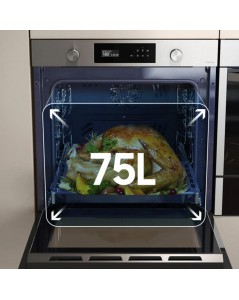 Forno elettrico multifunzione da incasso pulizia pirolitica Samsung NV75A6579RSET acciaio inossidabile