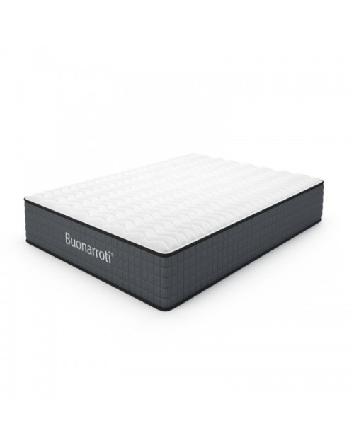 Materasso francese 140x190X25H molle insacchettate e memory foam Balto