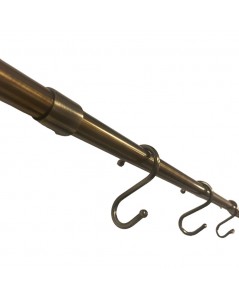 Asta Appendi Mestoli Ottone Antico 90 centimetri 4 Ganci Prezzo