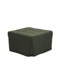Pouf Trasformabile in Letto Vega Tessuto Verde Scuro Offerta