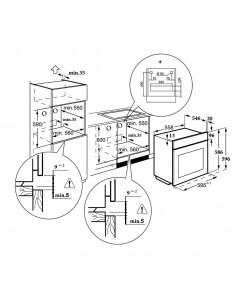 Forno a vapore multifunzione Master Kitchen MKO1309EDCSBK Classe A+