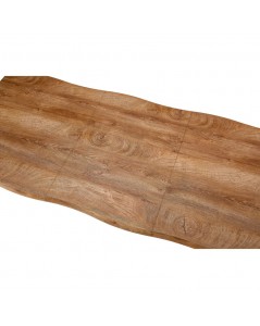 Tavolo Allungabile Effetto Legno Gambe in Metallo Amal 150x90x75h