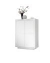 Mobile contenitore 2 ante Tiki 106x40x146h colore bianco opaco