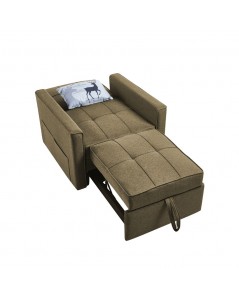 Poltrona con Letto Estraibile Magico Colore Tortora Prezzo