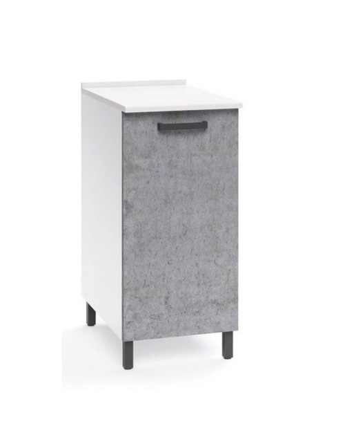 Base cucina con anta 30x50x85H colore cemento