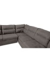 Divano angolare con letto e 2 contenitori Washington khaki