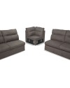 Divano angolare con letto e 2 contenitori Washington khaki