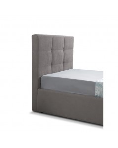 Letto Singolo con Contenitore Napoli tessuto tortora Prezzo