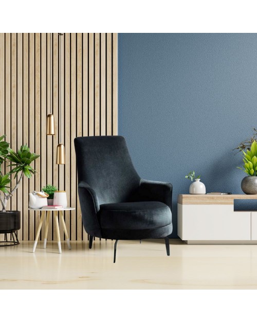 Poltrona moderna Senator colore grigio scuro