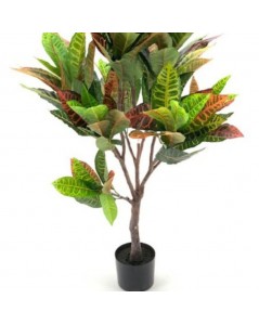 Pianta Artificiale Croton 120h 134 foglie prezzo