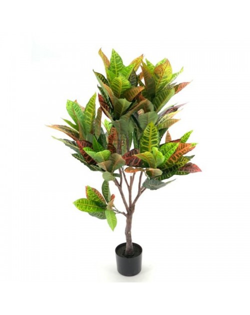 Pianta artificiale Croton 120h 134 foglie