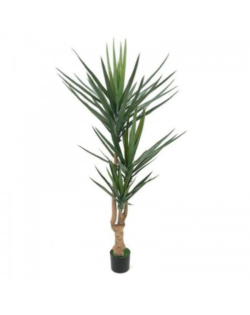Pianta artificiale Yucca 180h 79 foglie con vaso