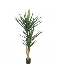 Pianta artificiale Yucca 180h 79 foglie con vaso