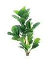 Pianta artificiale Ficus Pandurata 125h 43 foglie con vaso