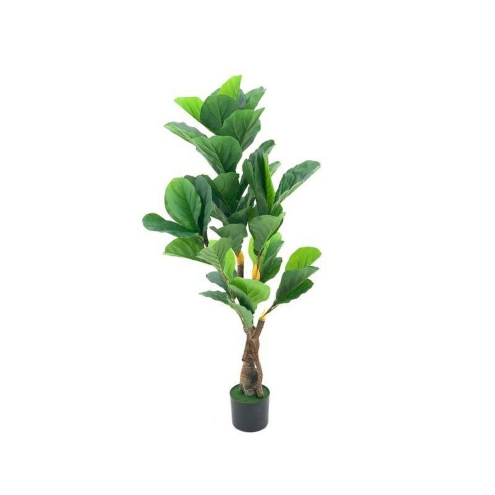 Pianta artificiale Ficus Pandurata 125h 43 foglie con vaso
