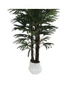 Pianta artificiale Fan Palm 140h 400 foglie con vaso