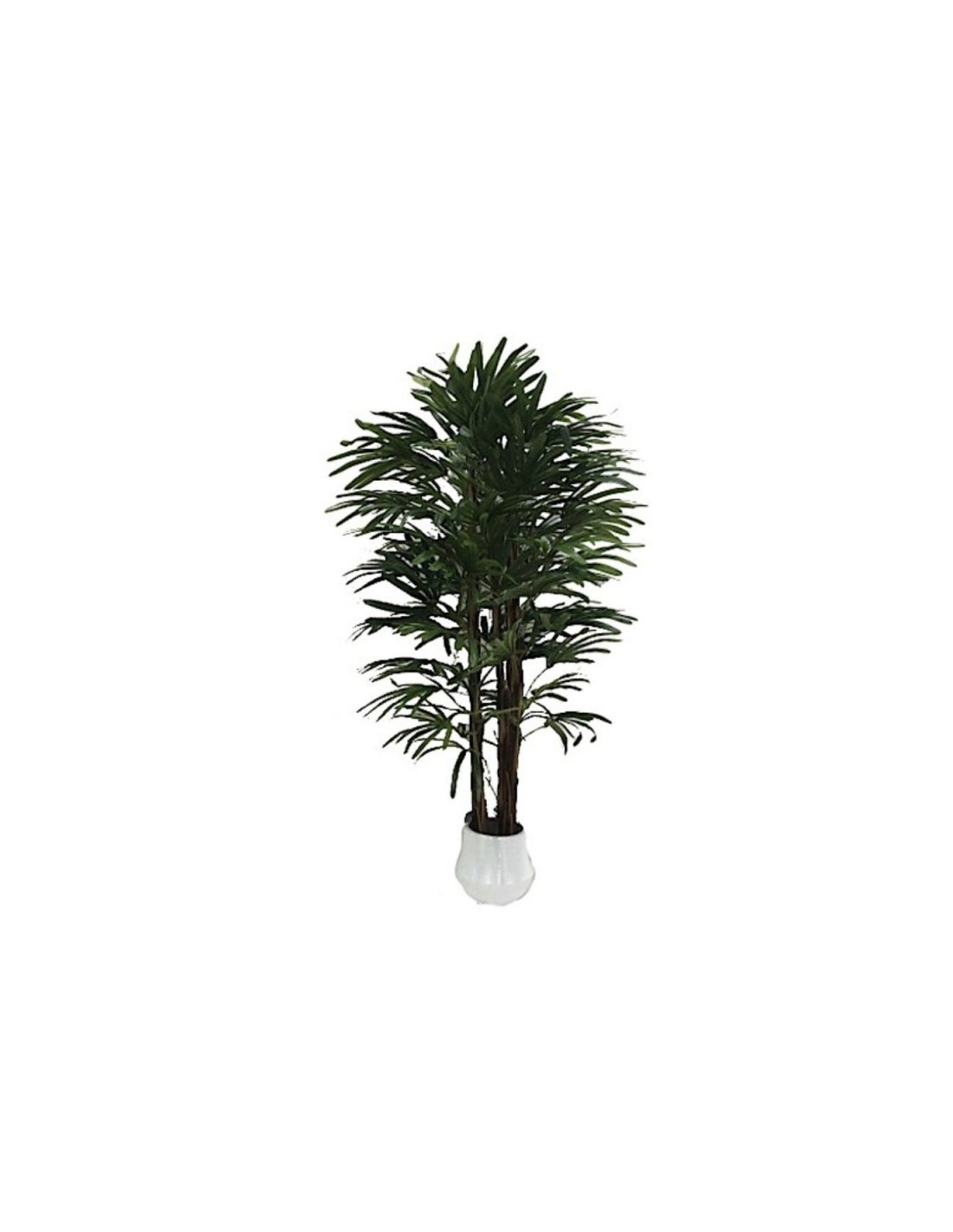 Pianta artificiale Fan Palm 120h 400 foglie con vaso